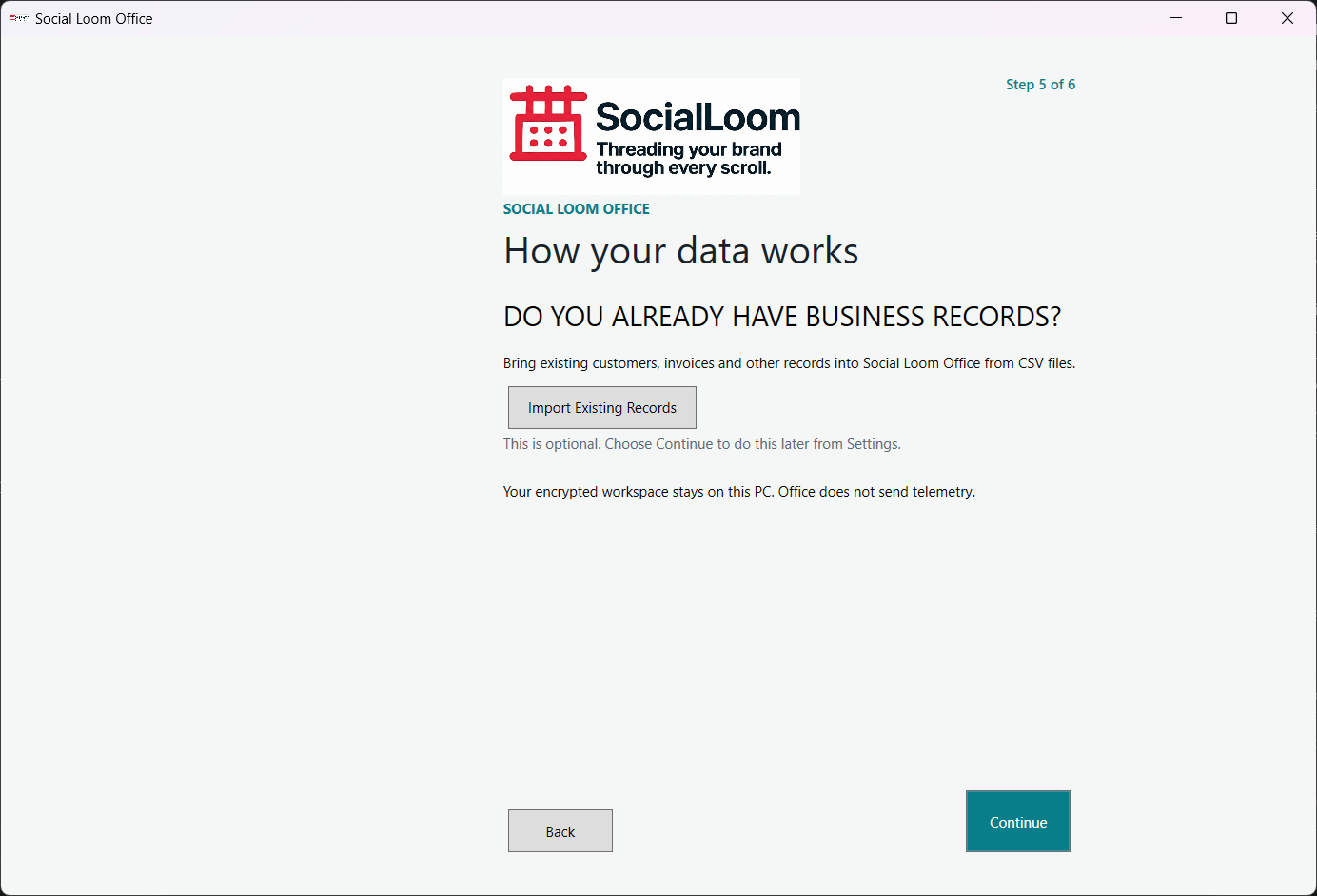 Import customers screenshot 1